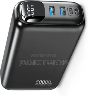 50,000mAh Power Bank for Mobile Phones, Type C, Micro USB, 3.0 USB