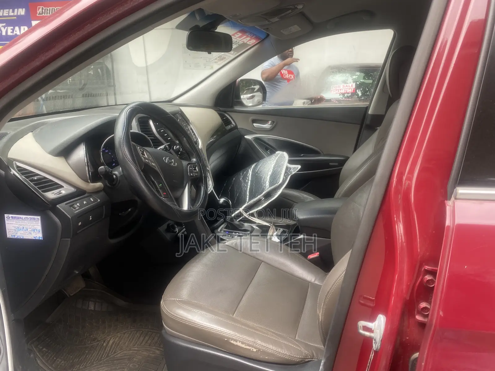 Hyundai Santa Fe 2015 Red