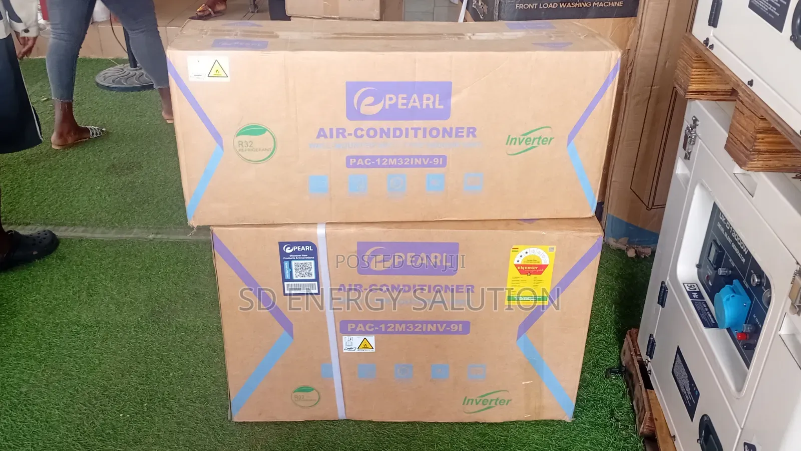 Pearl 1.5HP Inverter Air Conditioner – 12000BTU R410A AC