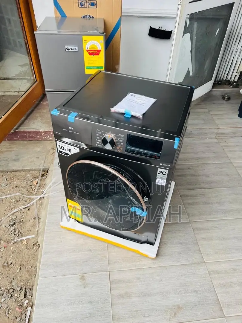 Lovely Design TCL 10.5kg Front Load Washing Machine(Gray)Full Auto