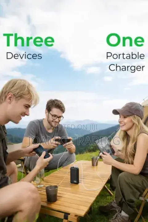 50,000mAh Power Bank for Mobile Phones, Type C, Micro USB, 3.0 USB