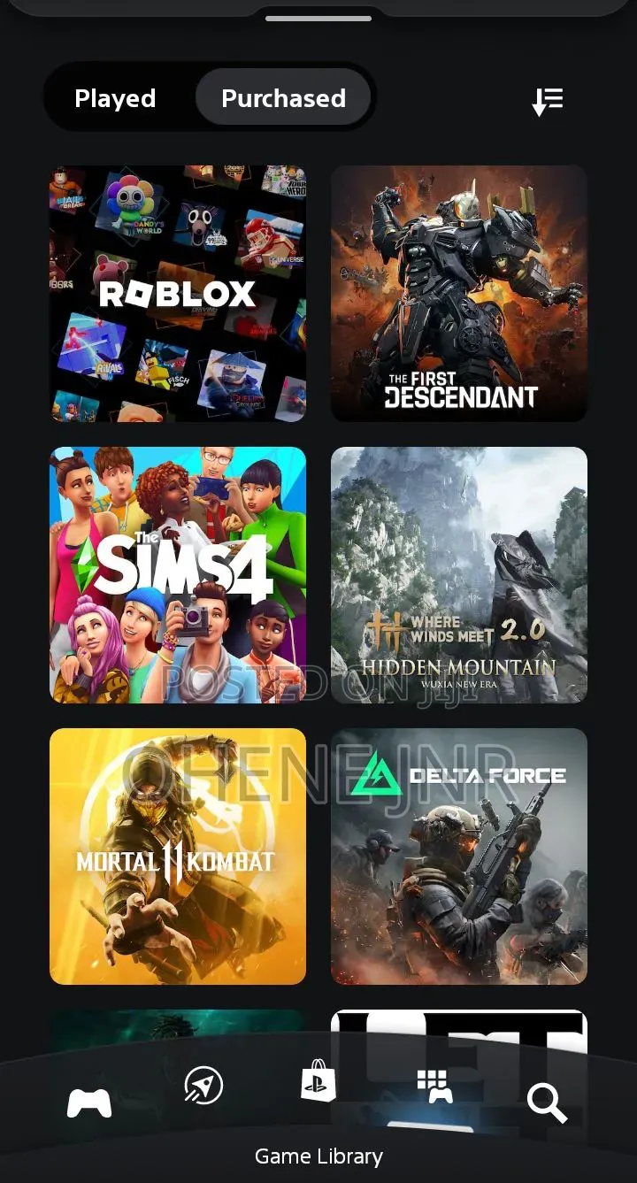 Personal PS4,PS5 Account for Sale