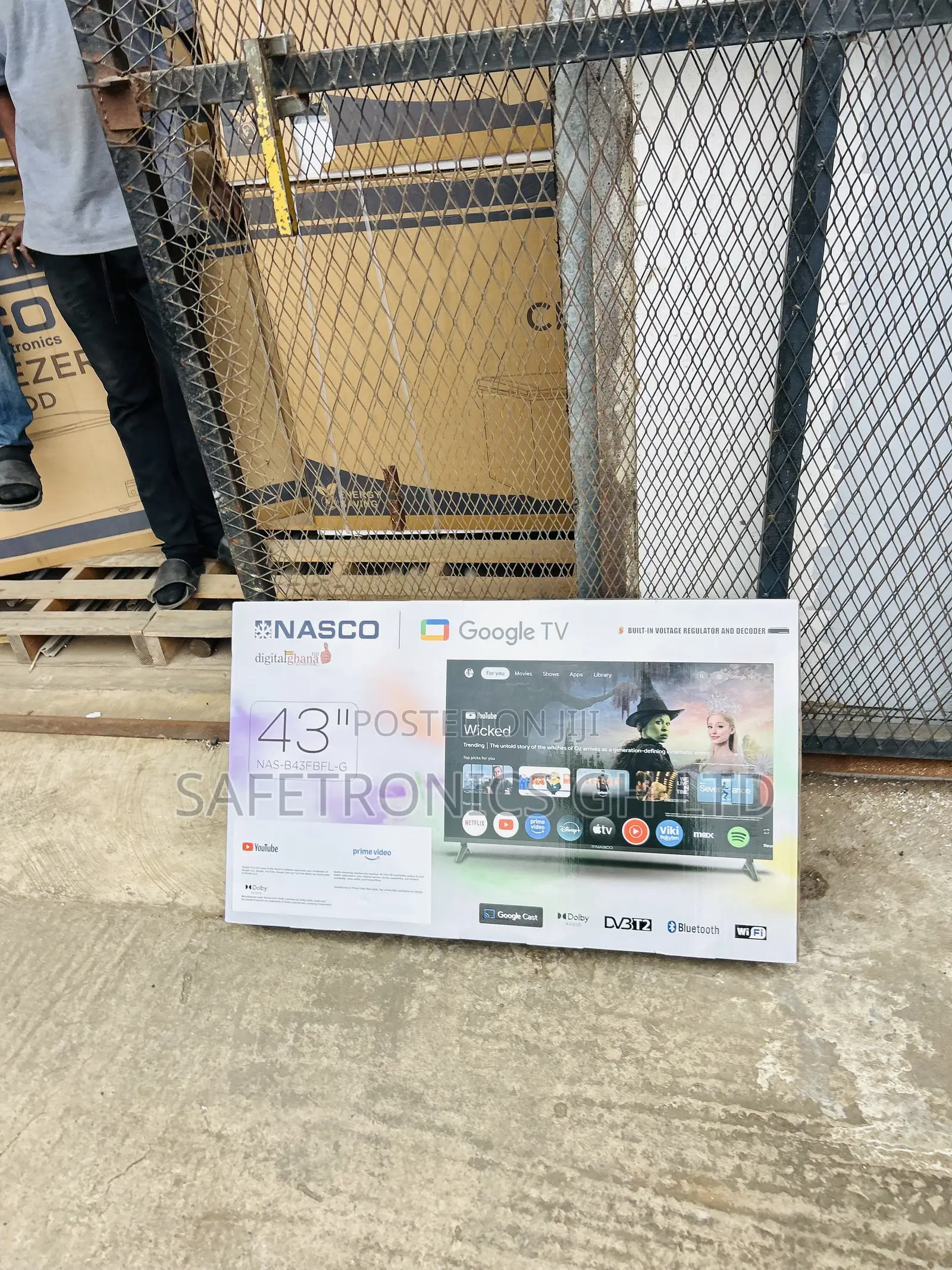 Shop New Nasco 43 Inch Frameless Smart Android Google TV NAS-B43FBFL-G