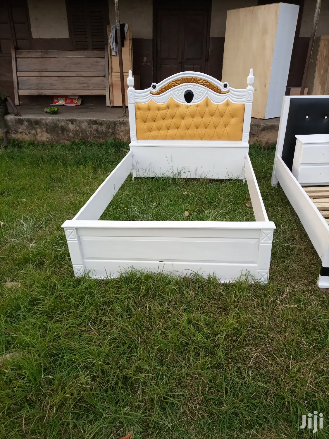 Leather Double Bed