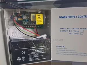 Power Supply With Battery (12v 7a)
