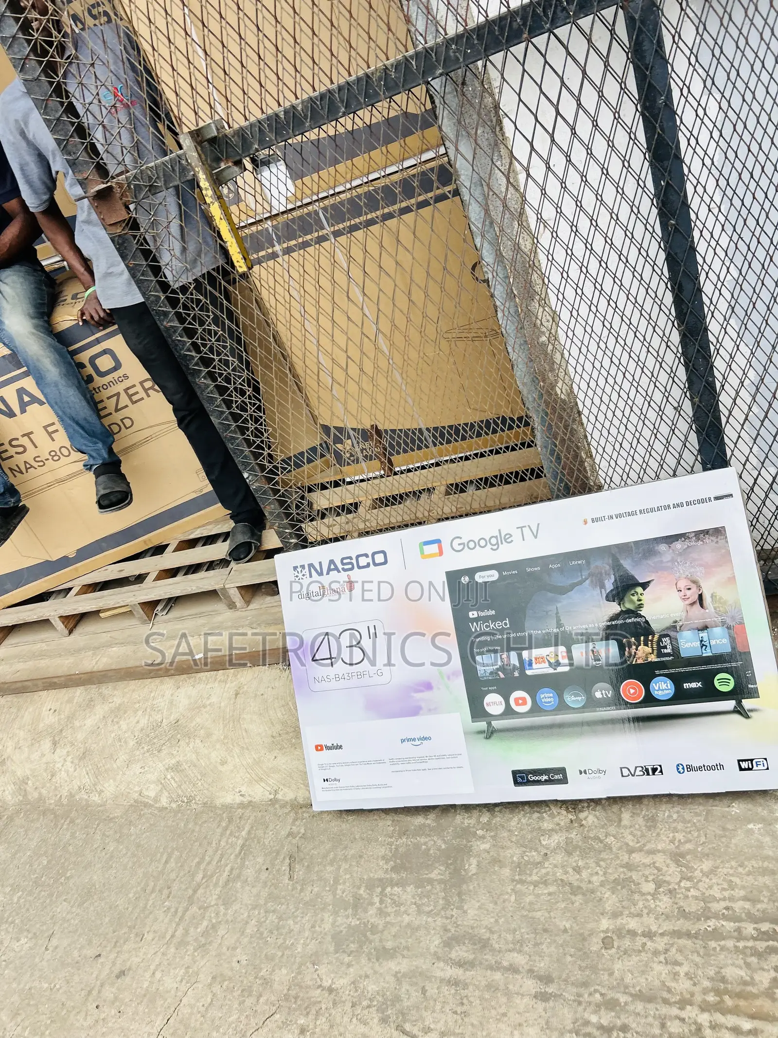 Classic New Nasco 43 Inch Frameless Smart Android TV (NAS-B43FBFL-G)