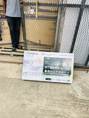 Classic New Nasco 43 Inch Frameless Smart Android TV (NAS-B43FBFL-G)