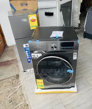 Effortless Cleaning TCL 10.5kg Front Load Washing Machine(Silver) 
