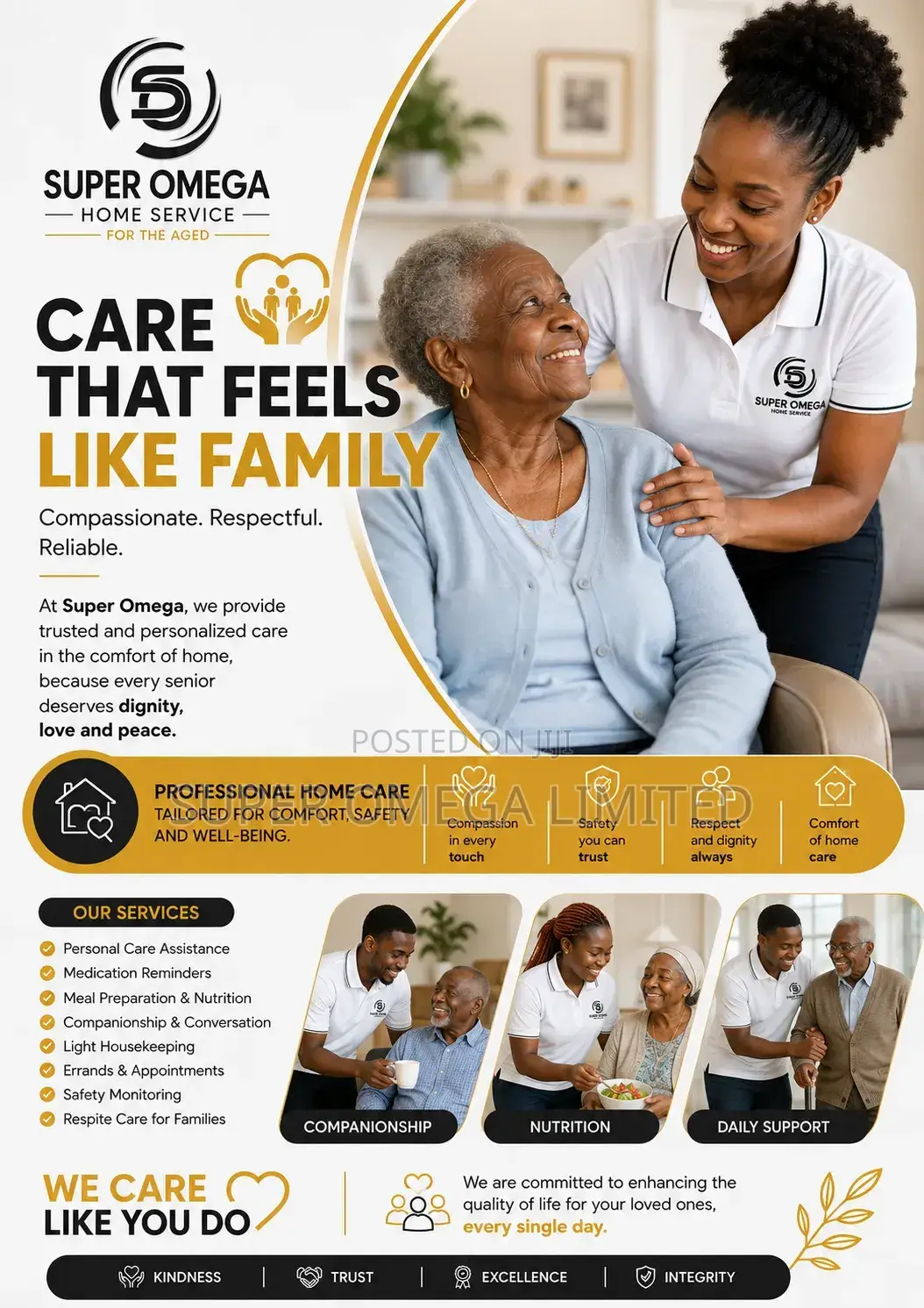 Trusted Home Care for the Aged / Elderly Care Service