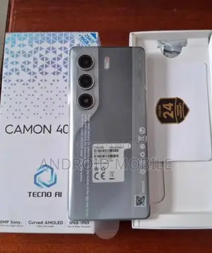 New Tecno Camon 40 Pro 5G 256 GB Black