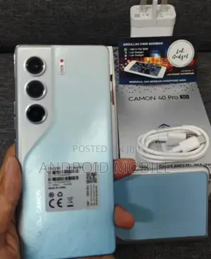 New Tecno Camon 40 Pro 5G 256 GB Black