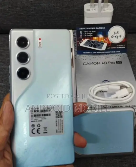 New Tecno Camon 40 Pro 5G 256 GB Black