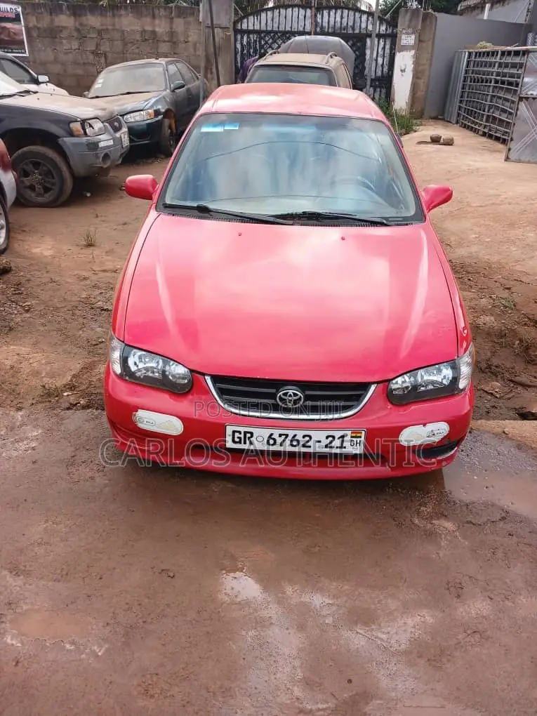 Toyota Corolla 2002 Red