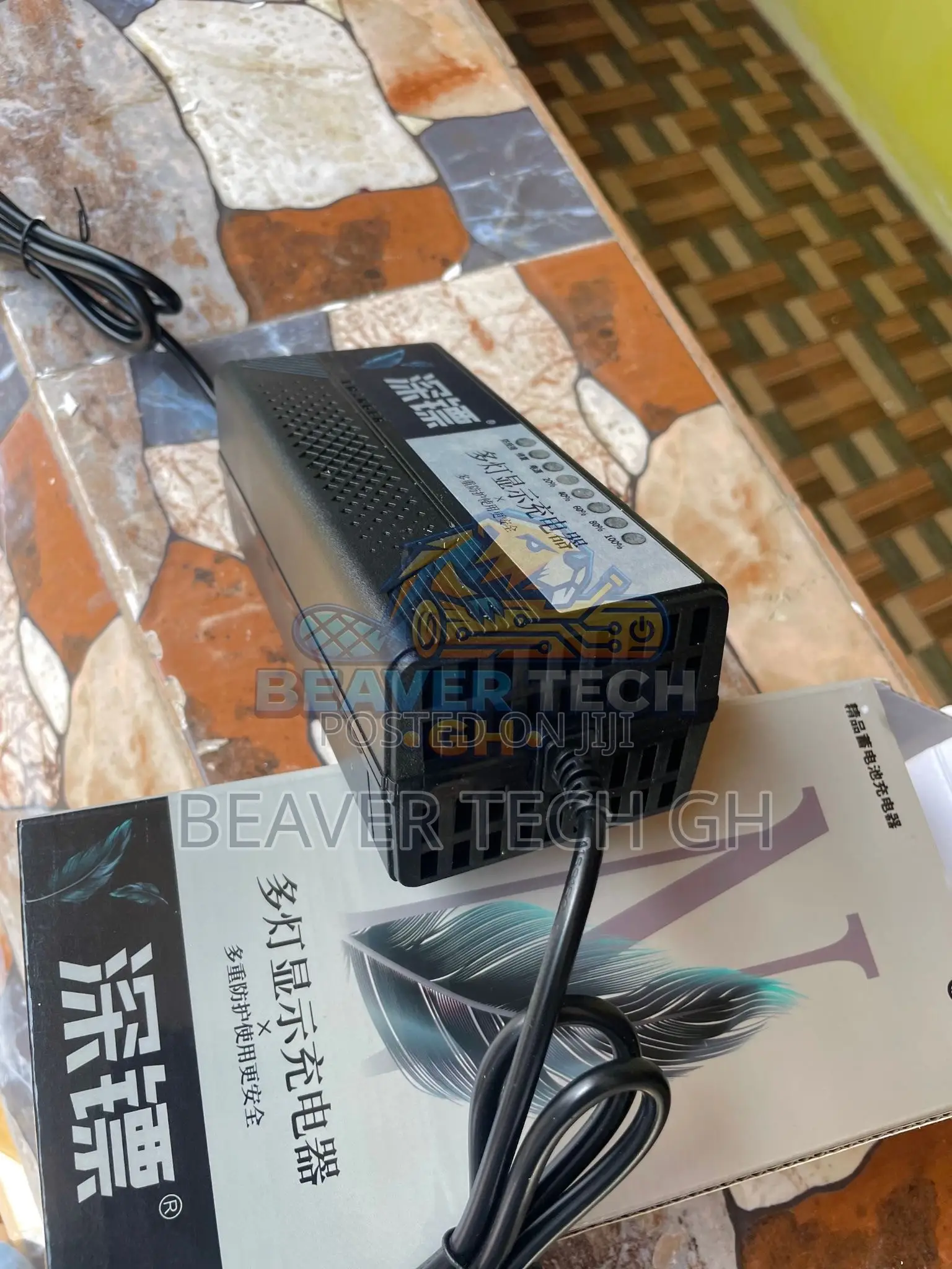 60V Intelligent Multi-Indicator Lead-Acid Battery Charger E-Scooter