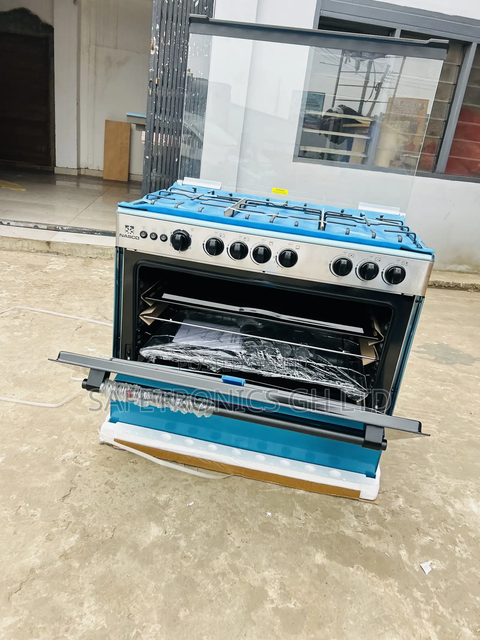 Trust New Nasco 5 Burner Gas Cooker With Grill 90x60cm