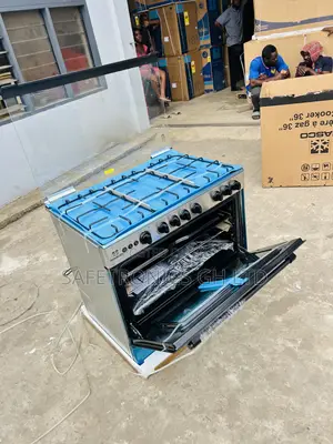 Check Out Nasco 5 Burner Gas Cooker With Grill 90x60cm