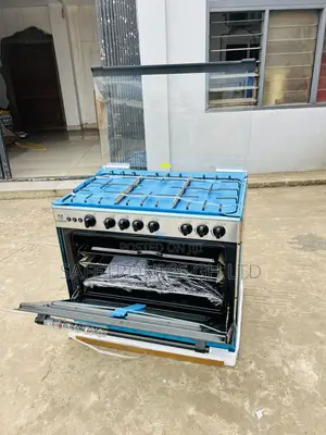 Check Out Nasco 5 Burner Gas Cooker With Grill 90x60cm