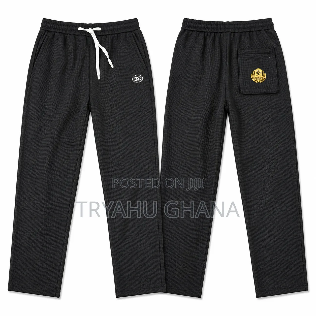 Shop Quality Men's Black Joggers Online at Tryahu