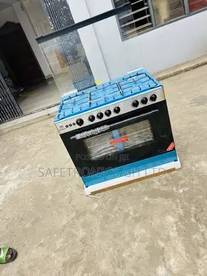 Ultra Modern Nasco 5 Burner Gas Cooker With Grill 90x60cm