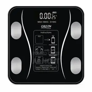 GREEN LYCA GL70436 Bluetooth Body Fat Scale – 180kg – Black