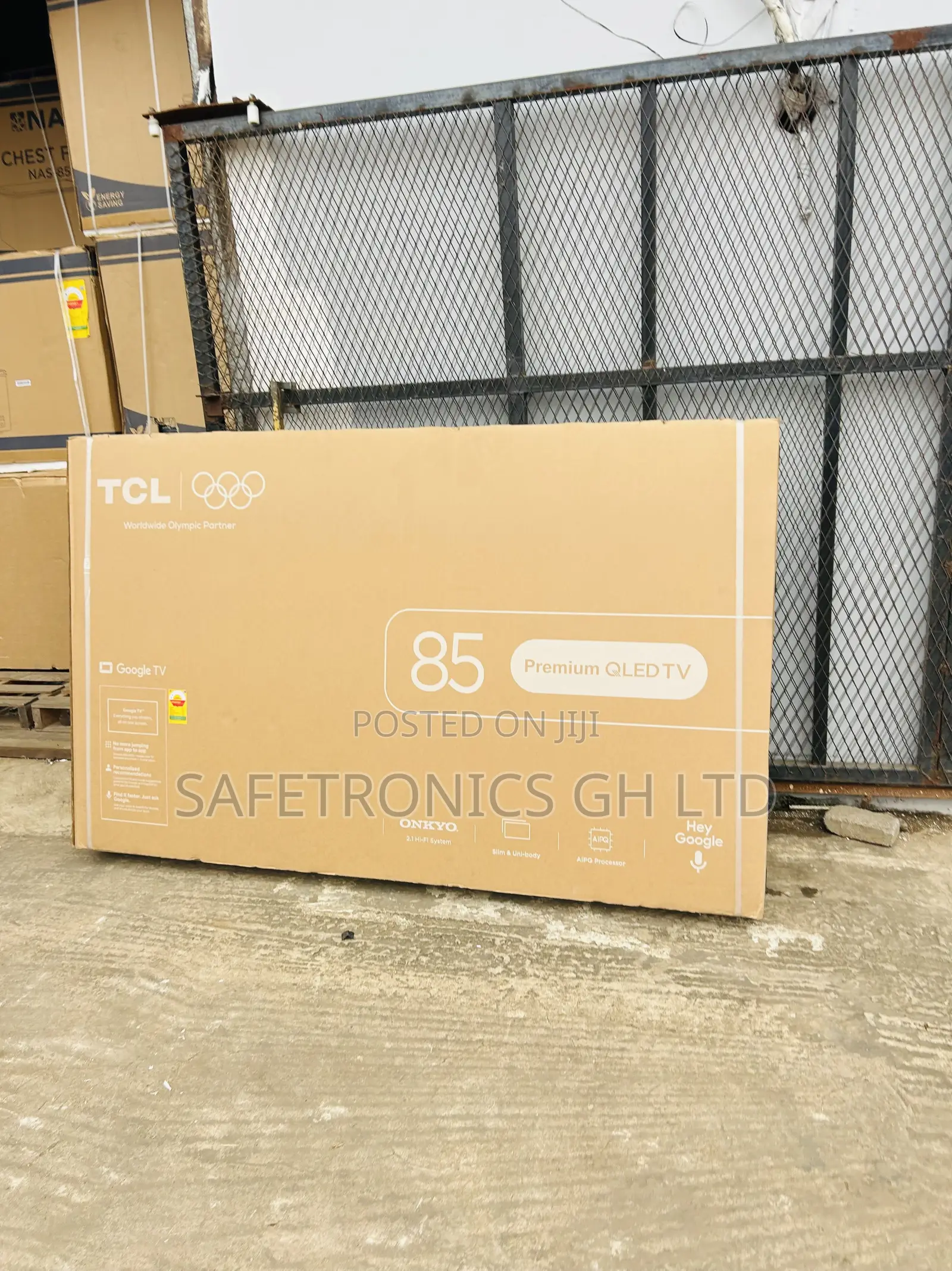 Newly Bulky TCL 85'' Qled Pro 85p7l Smart Android Television