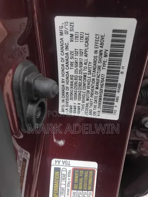 Honda CR-V 2015 Red