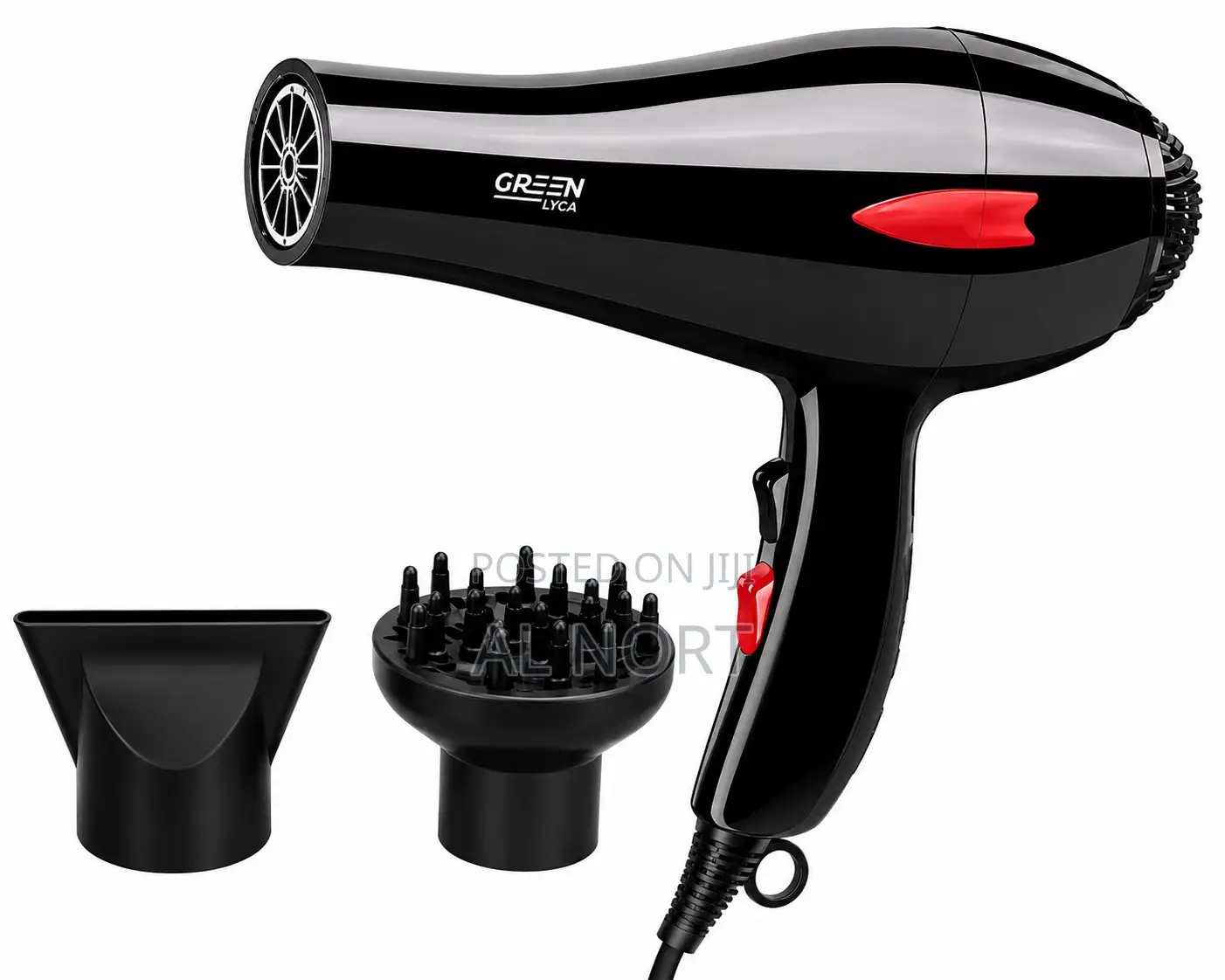 Green Lyca Professional Hair Dryer GL70186 – Black