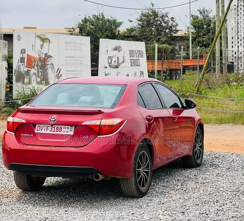 Toyota Corolla LE Premium 4dr Sedan (1.8L 4cyl CVT) 2015 Red
