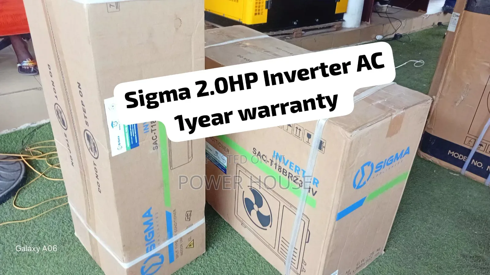 Sigma 2.0HP Inverter AC Fast Cooling and Quiet Operation