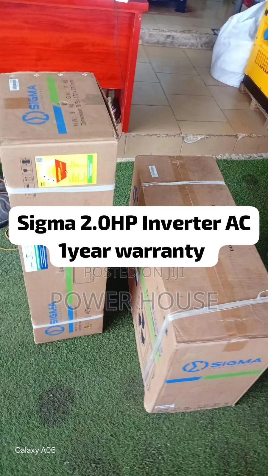 Sigma 2.0HP Inverter AC Fast Cooling and Quiet Operation