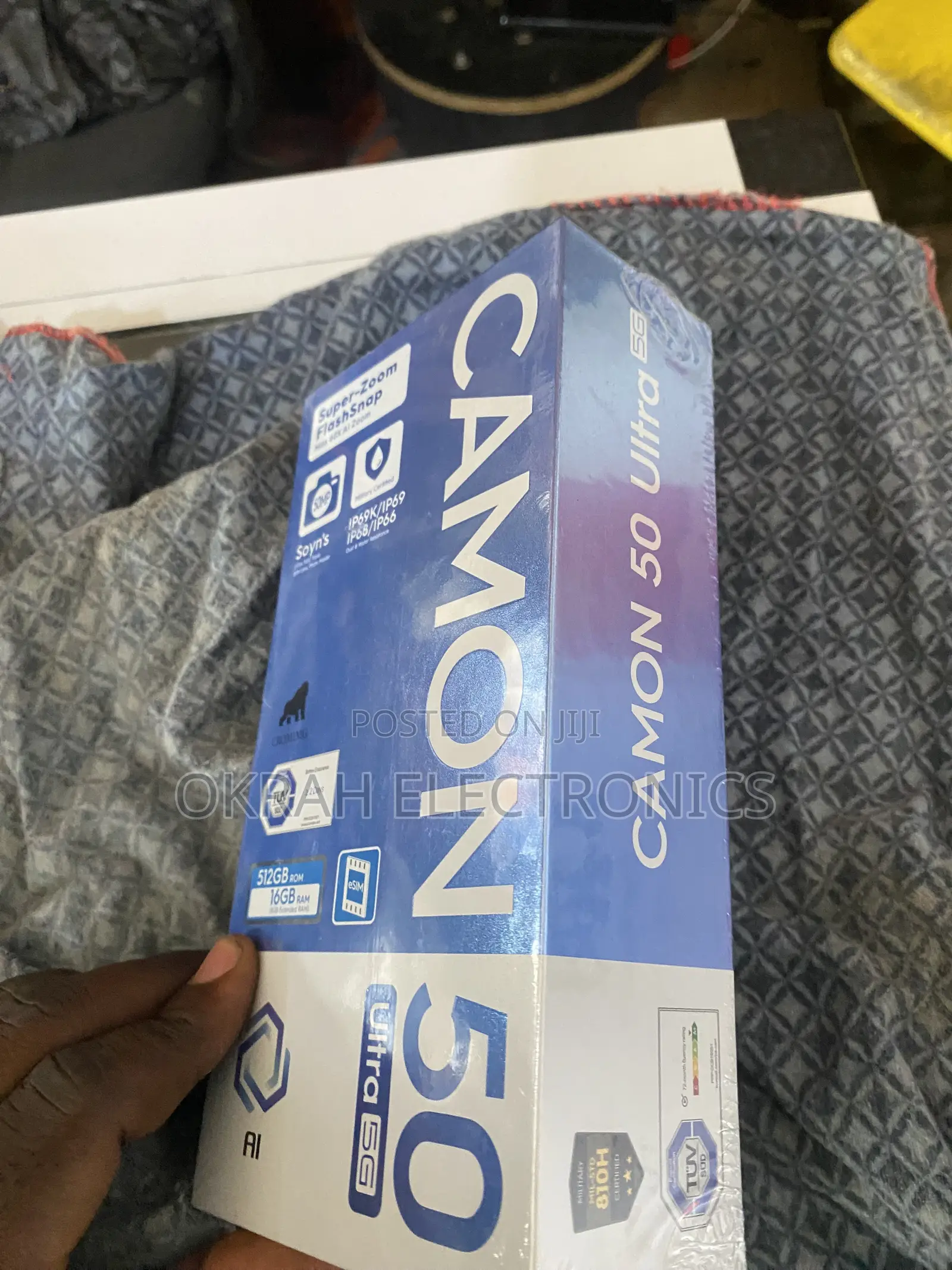 New Tecno Camon 50 Ultra 512 GB Blue