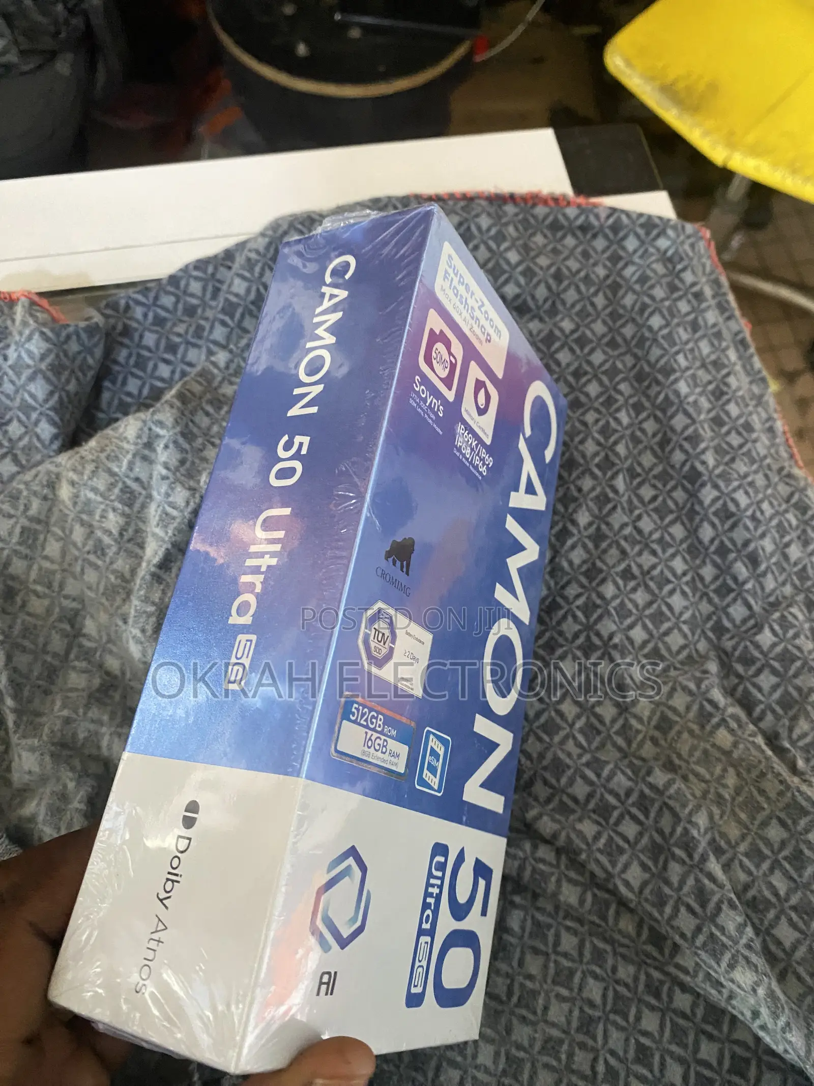 New Tecno Camon 50 Ultra 512 GB Blue