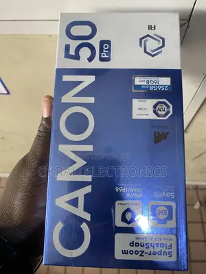 New Tecno Camon 50 Pro 256 GB Black