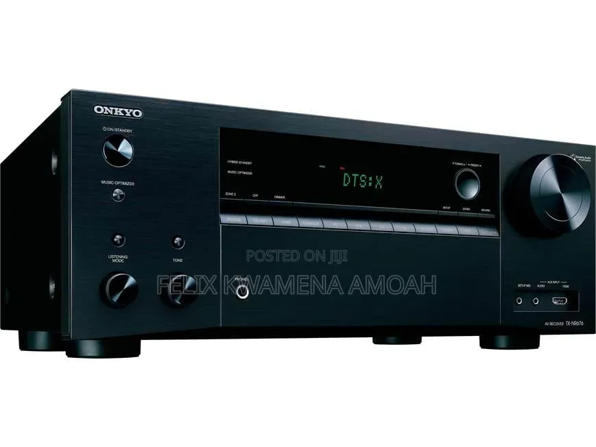 Onkyo TX-NR676E 7.2 Channel AV Receiver With Bluetooth, Dolby Atmos
