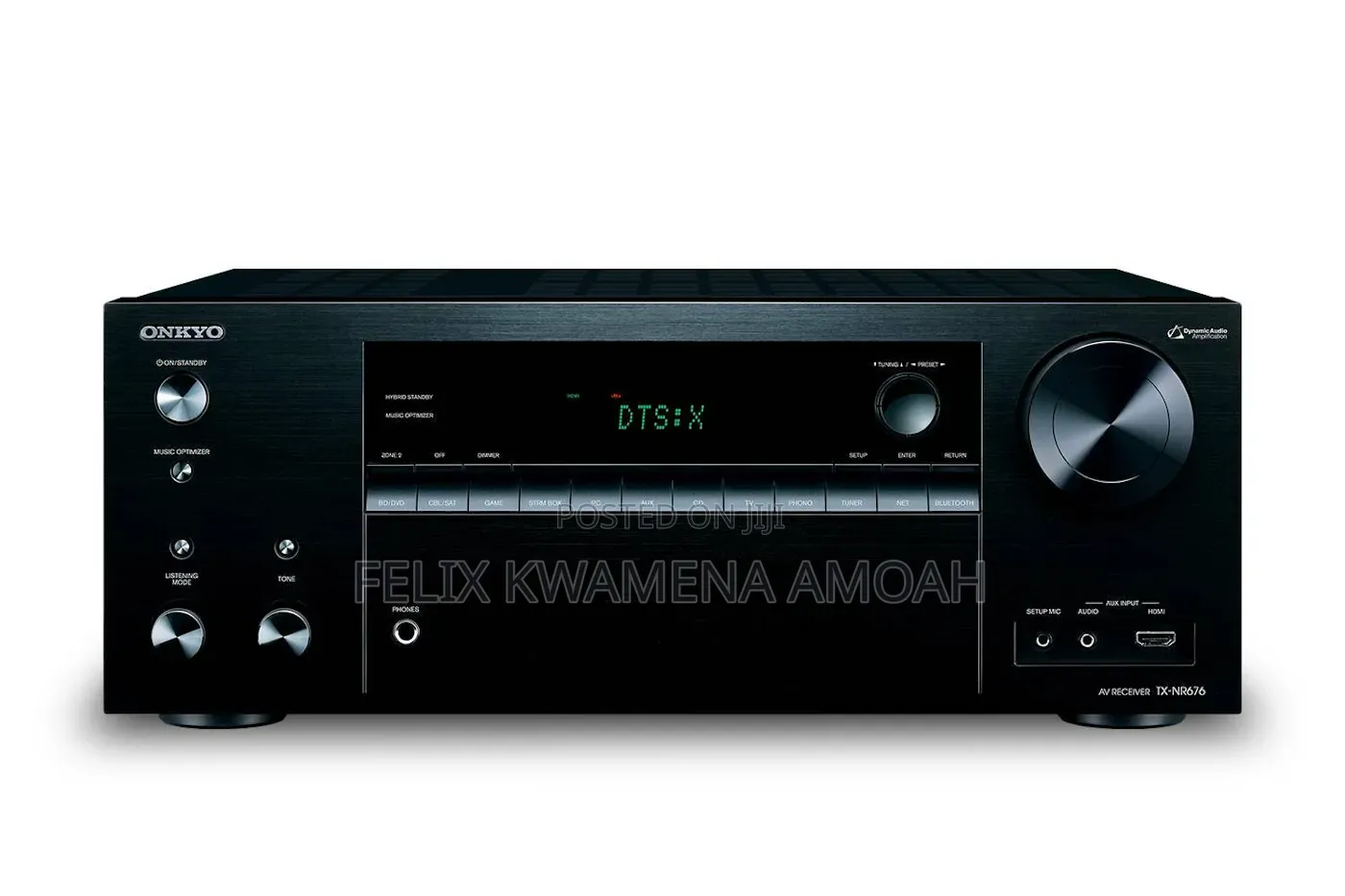 Onkyo TX-NR676E 7.2 Channel AV Receiver With Bluetooth, Dolby Atmos