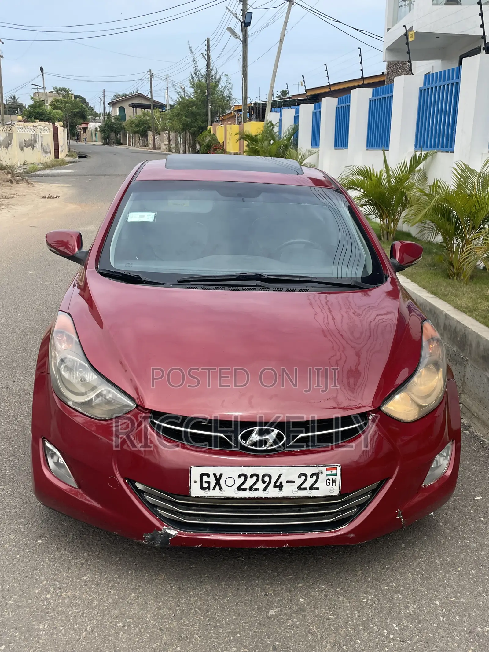 Hyundai Elantra Limited Sedan FWD (1.8L 4cyl 6A) 2013 Red