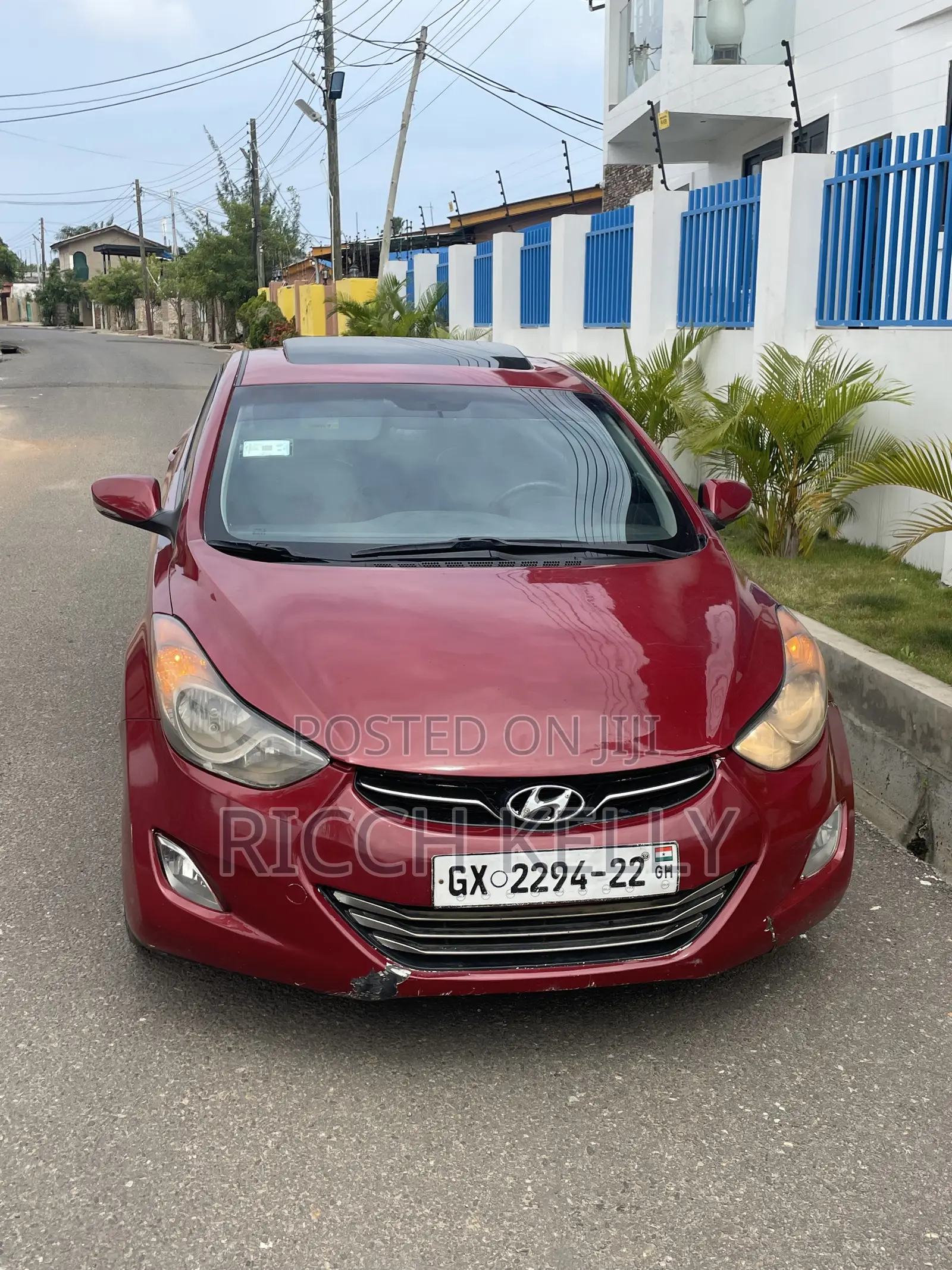 Hyundai Elantra Limited Sedan FWD (1.8L 4cyl 6A) 2013 Red