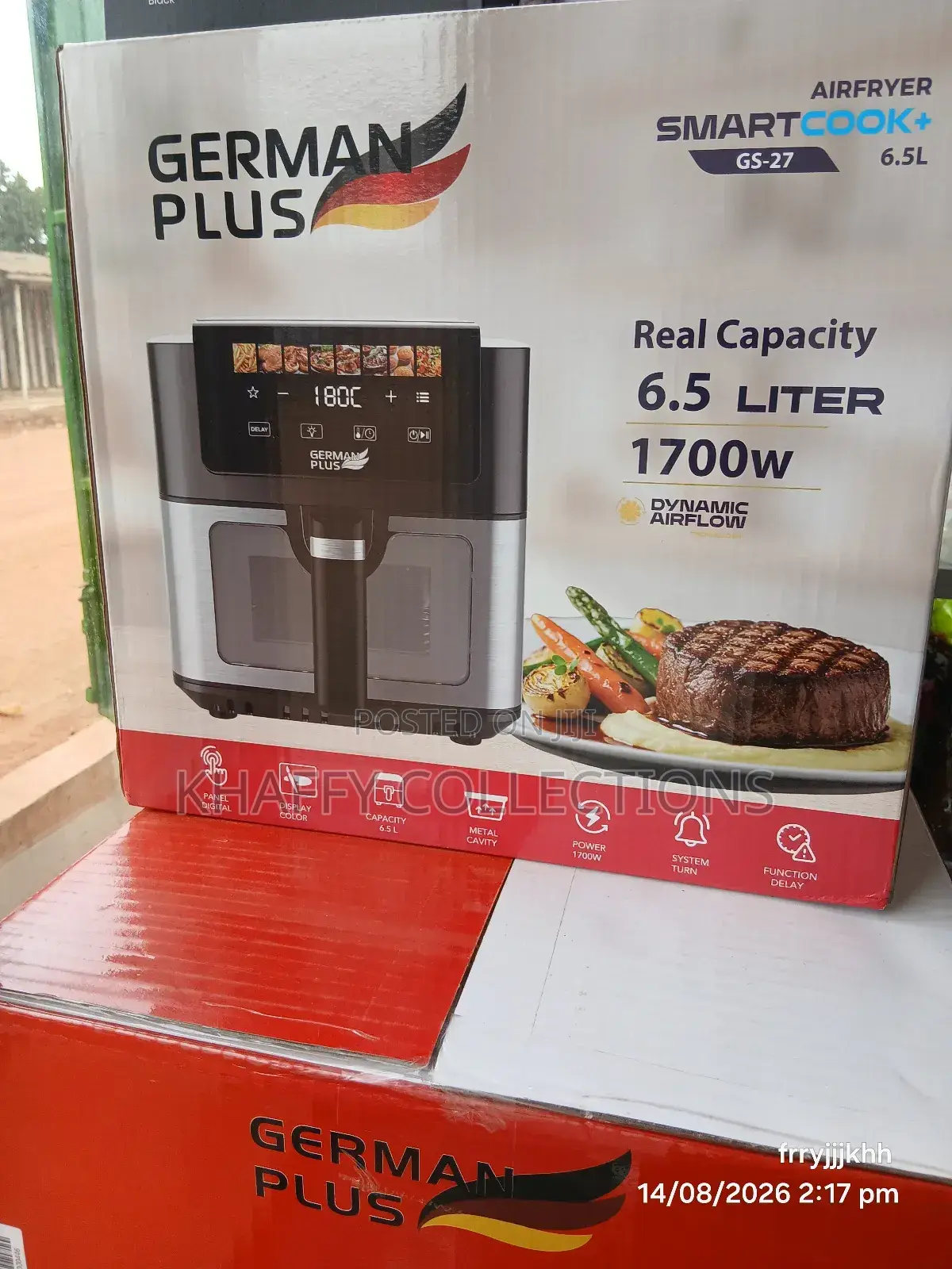 6.5L German Plus Air Fryer - Pay on Delivery in Accra