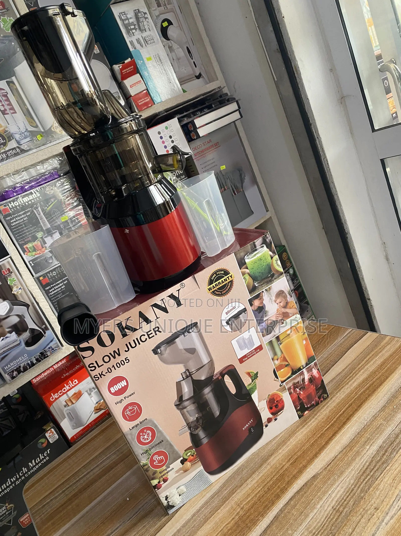 Sokany Whole Fruit and Vegetable Slow Juicer