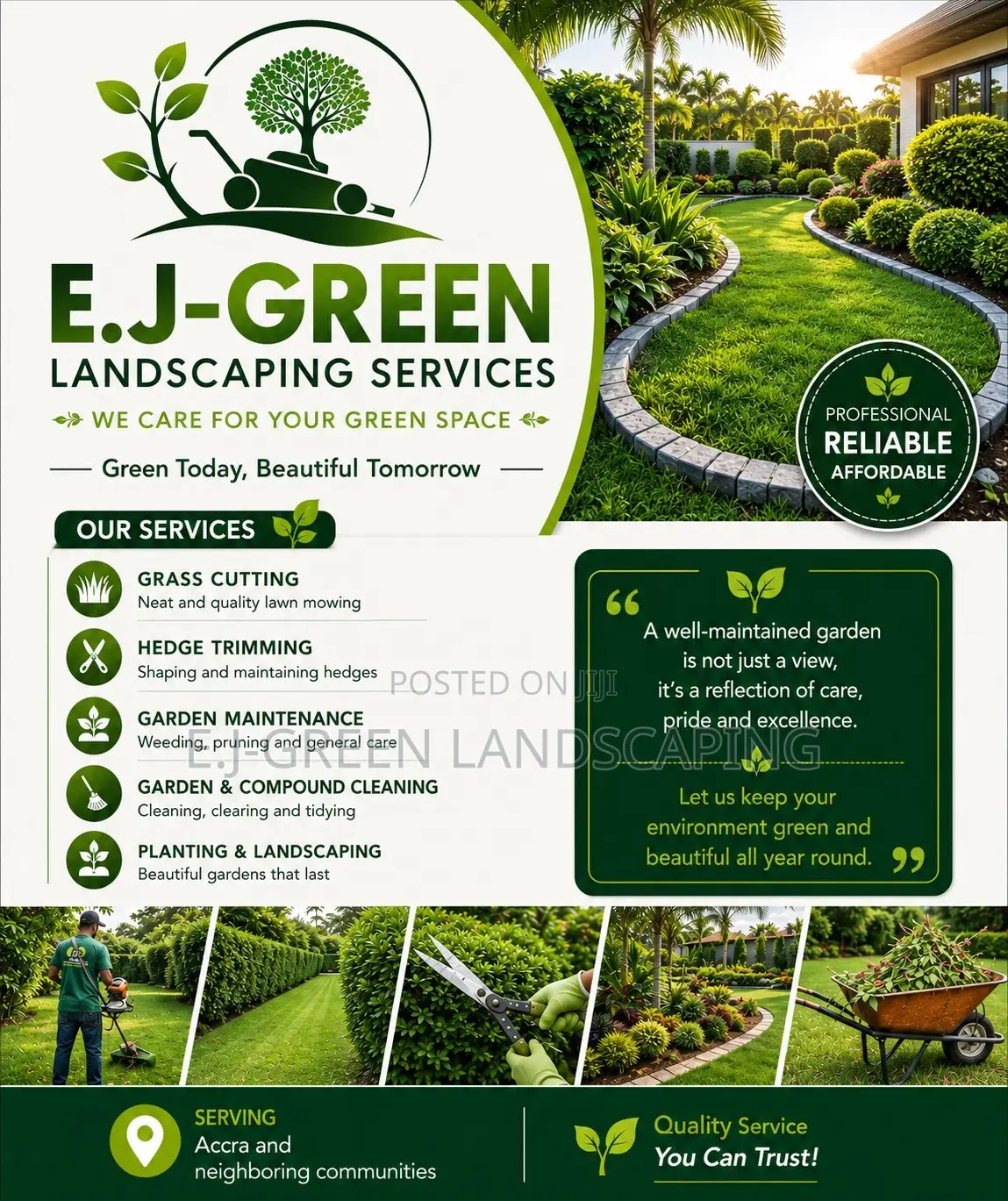 E.J - Green Landscaping Services