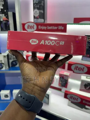 New Itel A100 128 GB Black