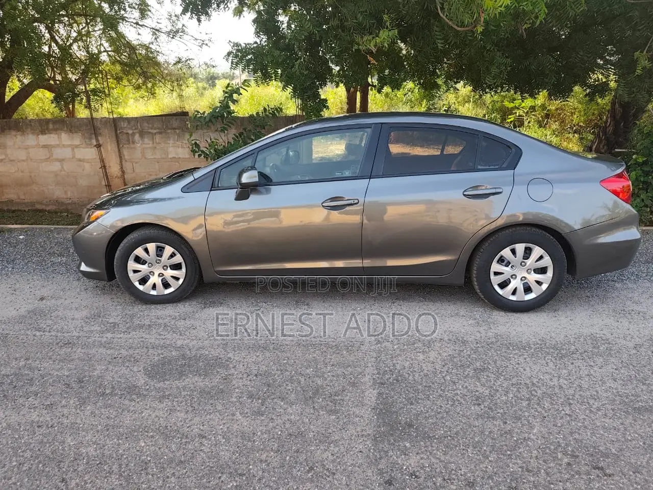 Honda Civic Sedan LX 2013 Gray