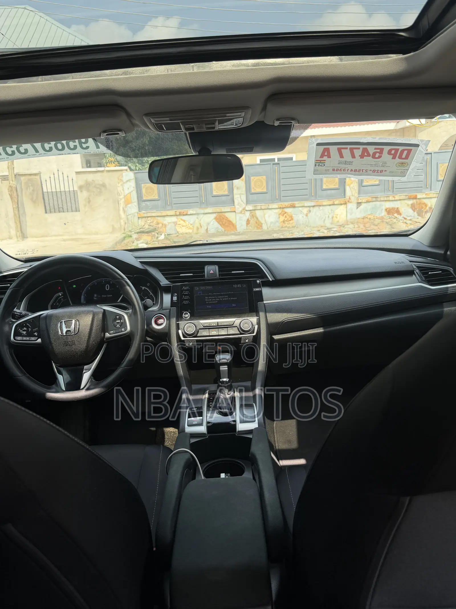 Honda Civic EX Sedan 2020 Black