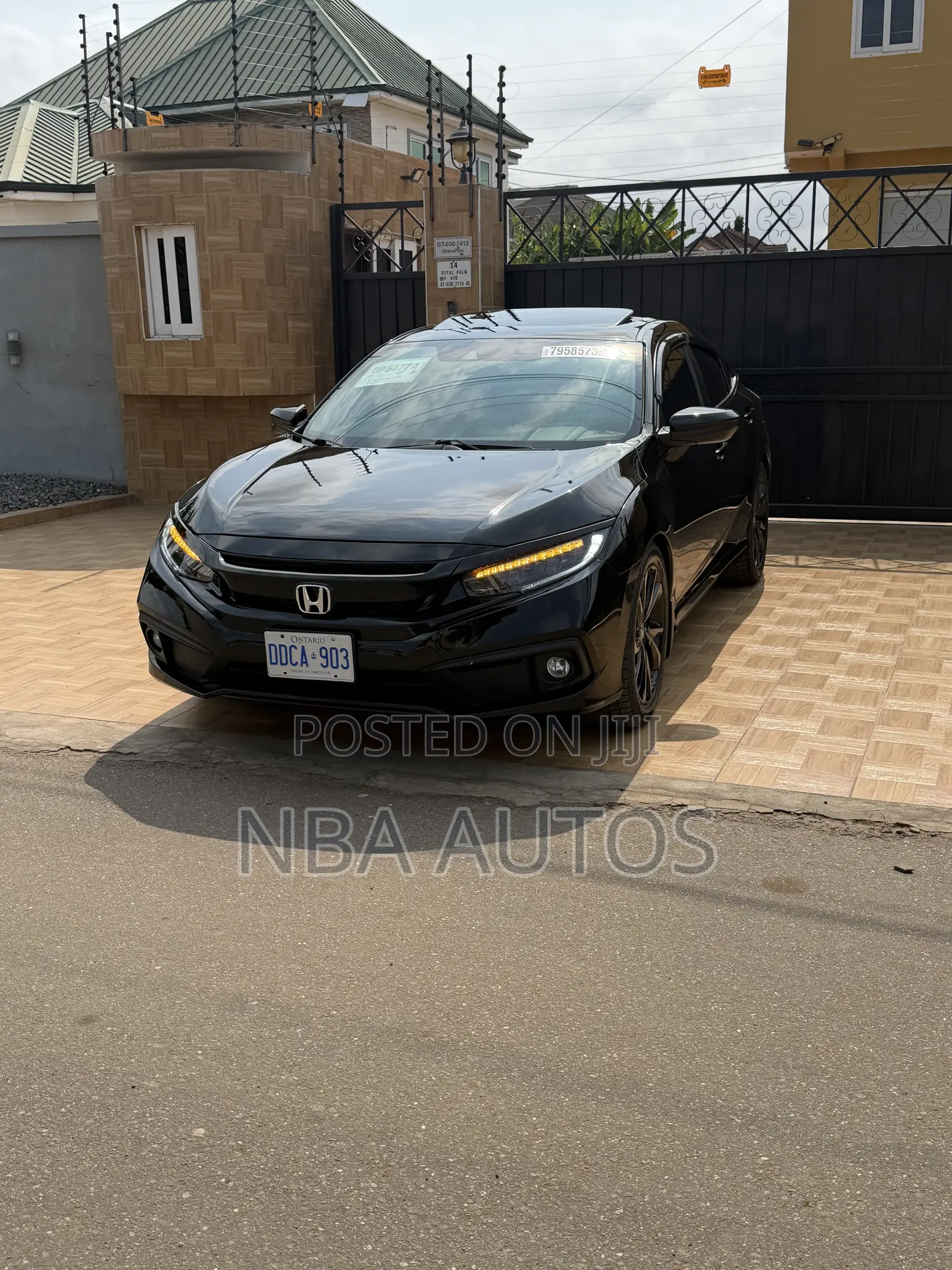 Honda Civic EX Sedan 2020 Black