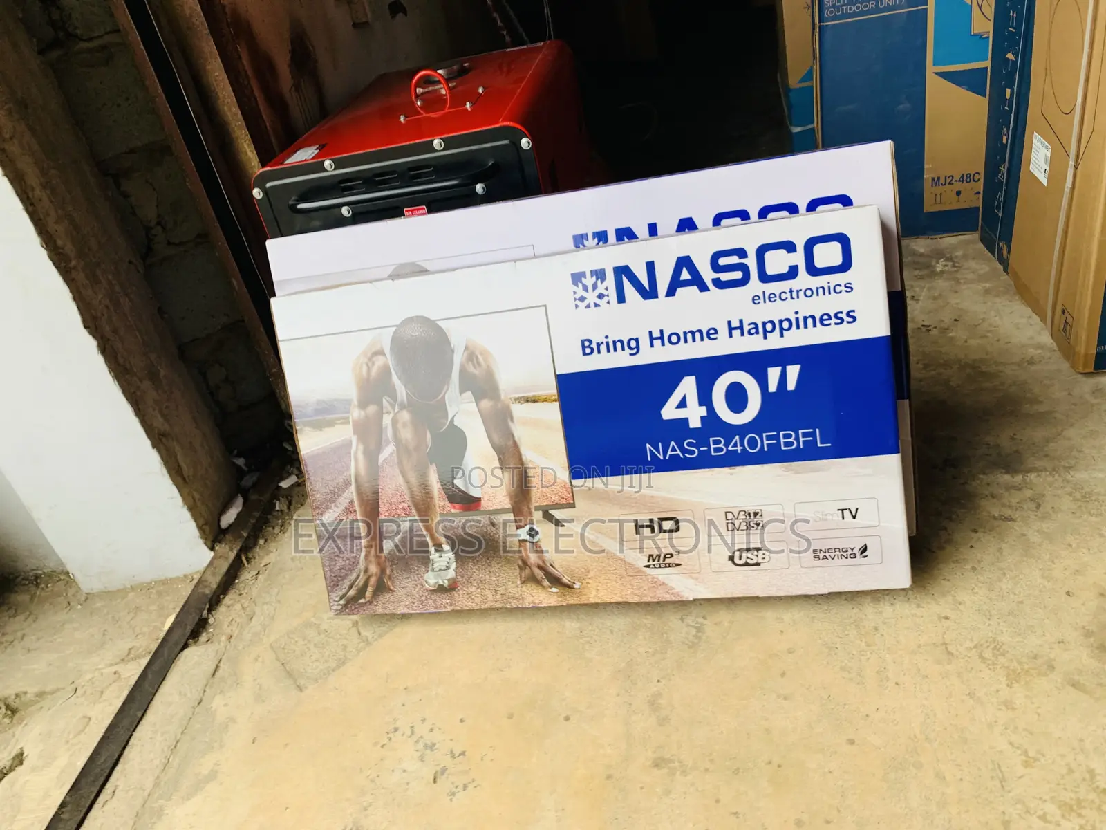 Newly in Box Nasco 40”FHD Satellite Digital TV
