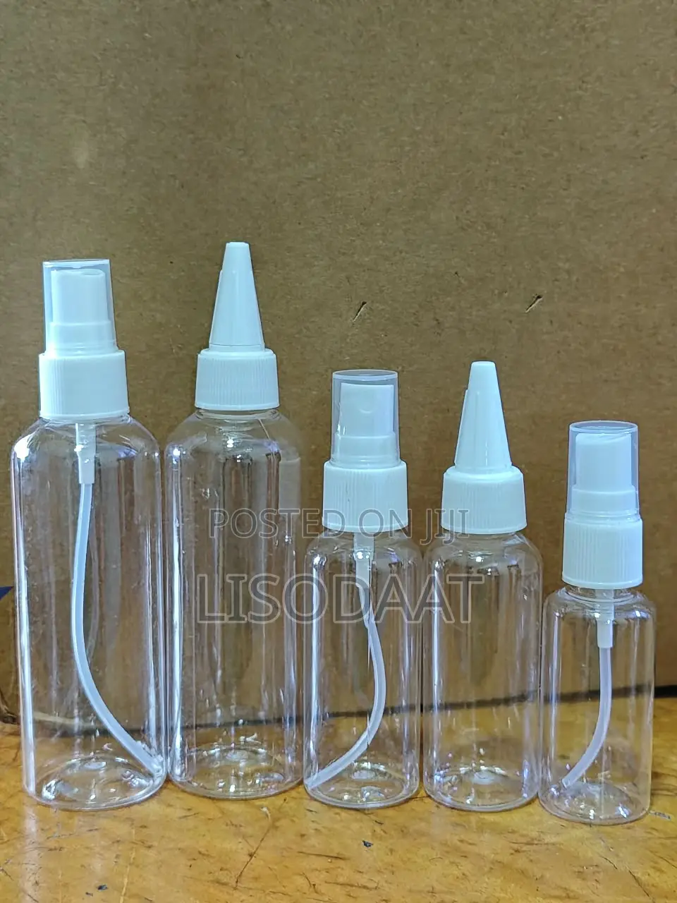 30ml, 50ml, 100ml Multipurpose Transparent Spray & Applicator Bottle