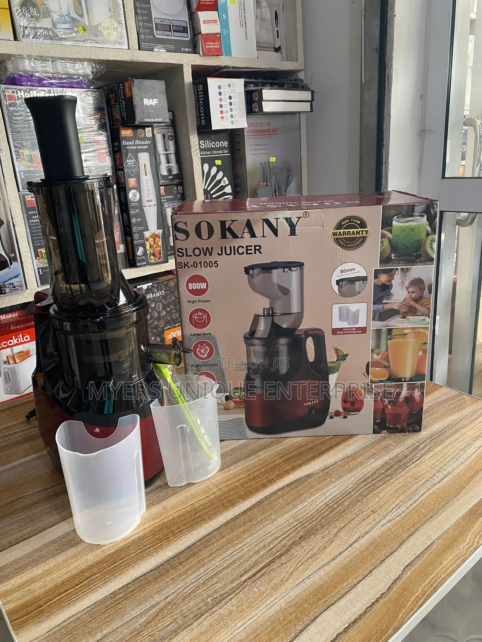 Sokany Commercial Slow Juicer With Copper Motor