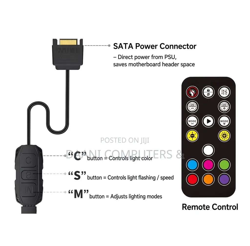 Argb 3 Pin Fan Controllers Converters
