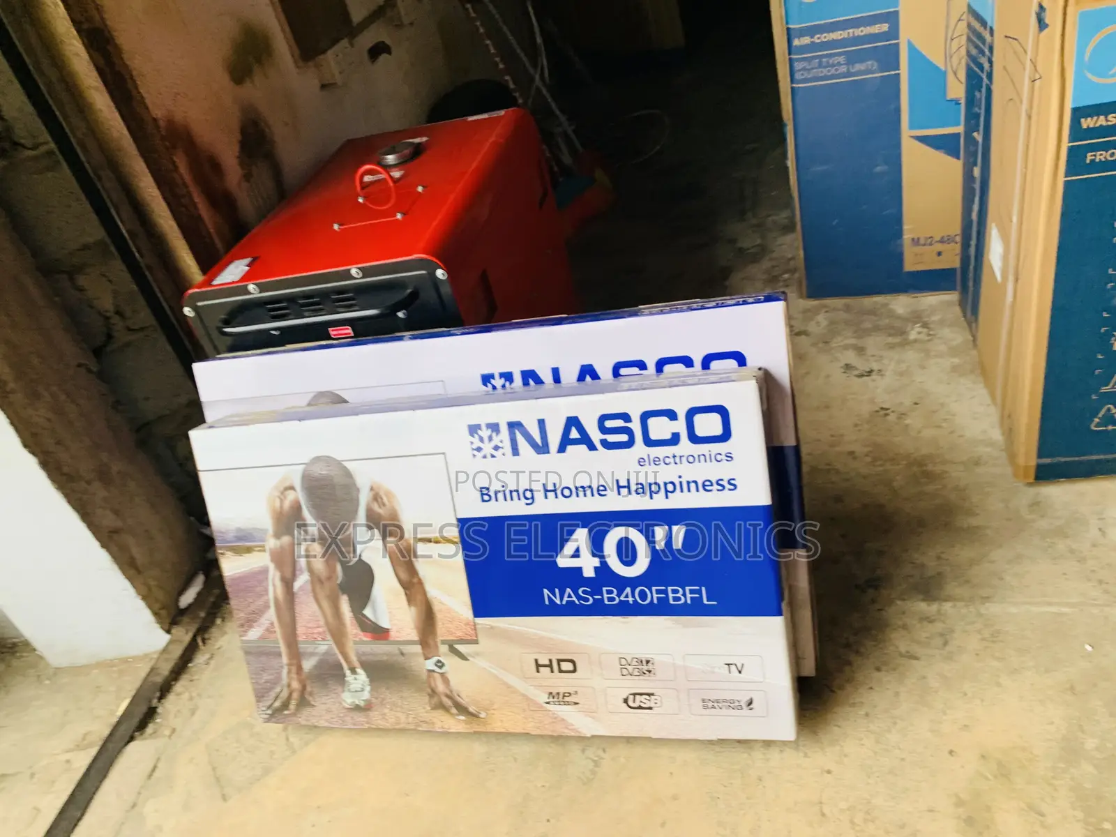 Ultra Modern Slim FHD Nasco 40”satellite TV