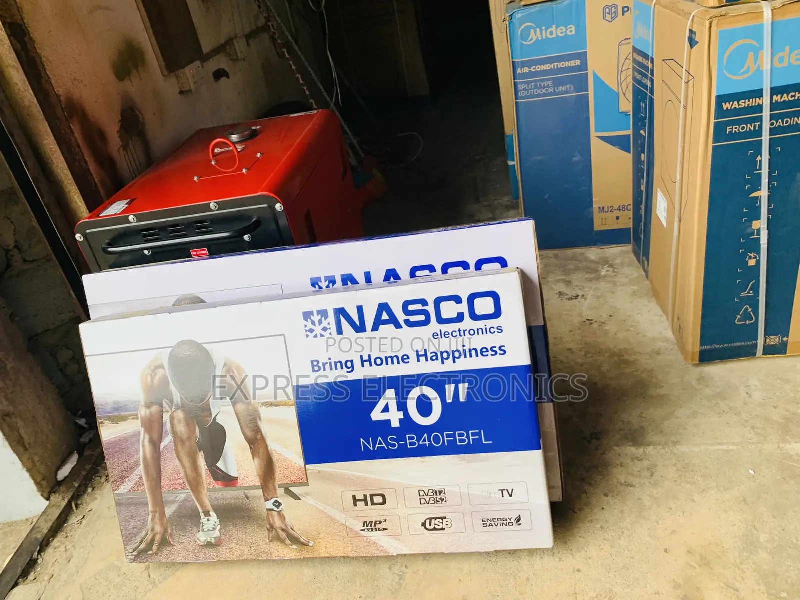 Ultra Modern Slim FHD Nasco 40”satellite TV